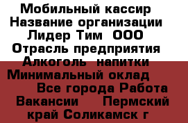 Мобильный кассир › Название организации ­ Лидер Тим, ООО › Отрасль предприятия ­ Алкоголь, напитки › Минимальный оклад ­ 38 000 - Все города Работа » Вакансии   . Пермский край,Соликамск г.